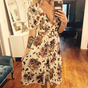 60s vintage handmade butterfly mushroom dress